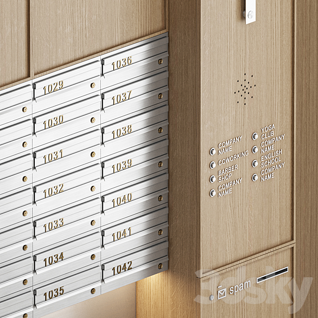 Mailboxes SET 3 3ds Max - thumbnail 3