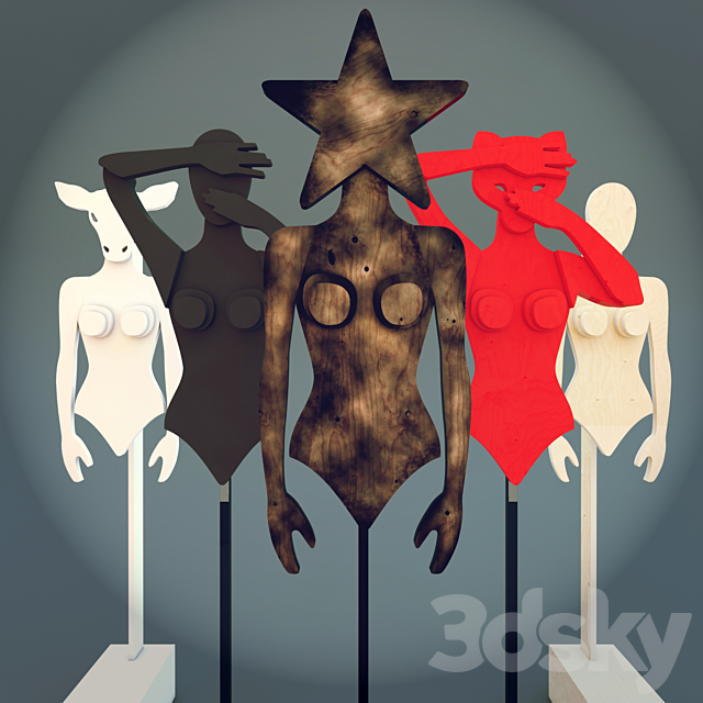 mannequins Archpole 3DSMax File - thumbnail 1