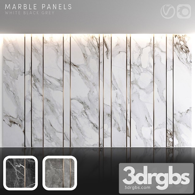 Marble panels 2 3dsmax Download - thumbnail 1