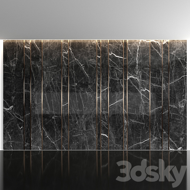 Marble panels 2 3DSMax File - thumbnail 3