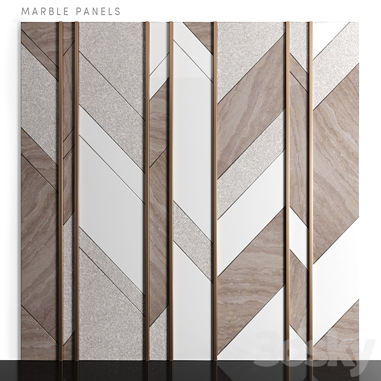 Marble panels 3DS Max - thumbnail 2