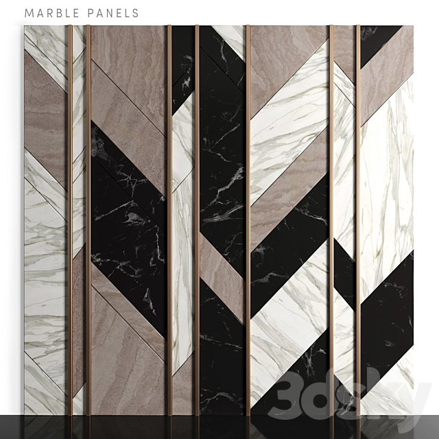 Marble panels 3DSMax File - thumbnail 1