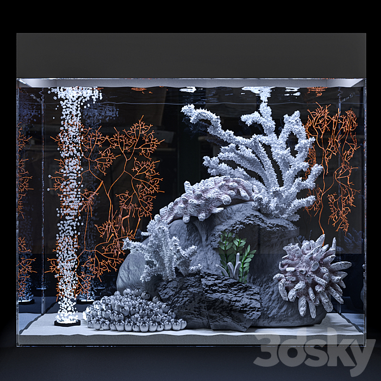 Marine aquarium 3DS Max - thumbnail 1