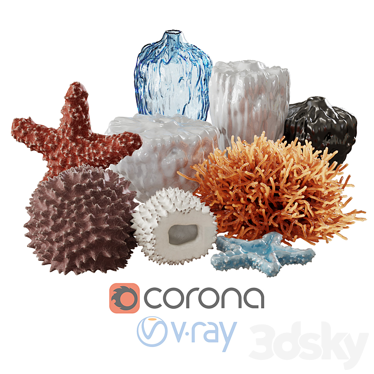 marine decor 3DS Max - thumbnail 1