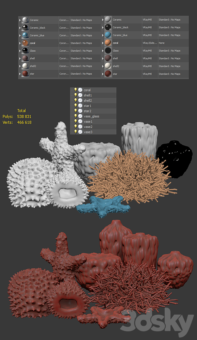 marine decor 3DSMax File - thumbnail 3