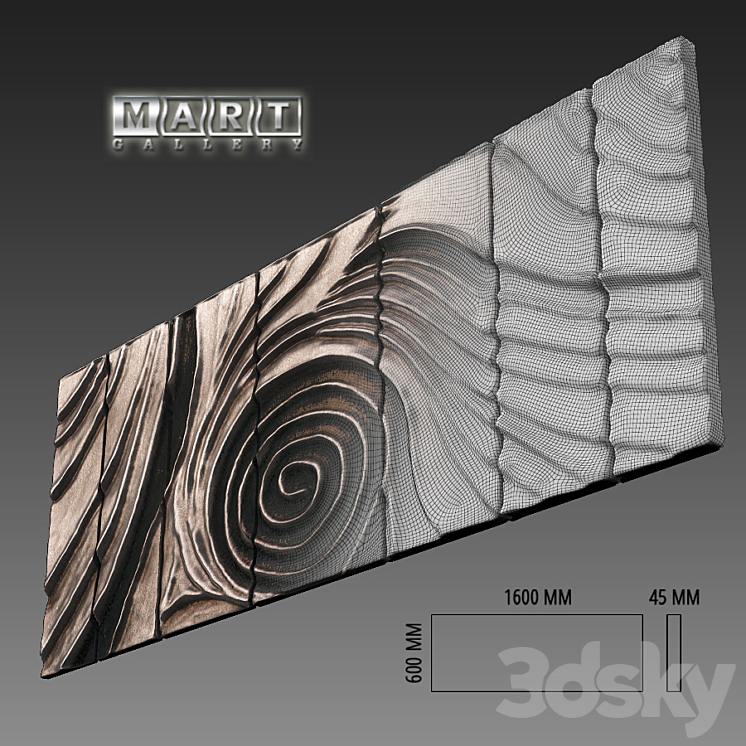 Mart Galler. Panels Uncertainty 3DS Max - thumbnail 1