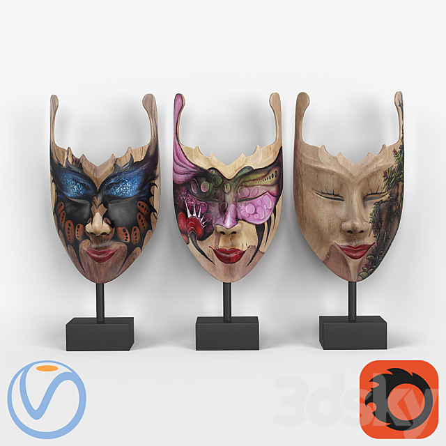 Masks 3ds Max - thumbnail 1