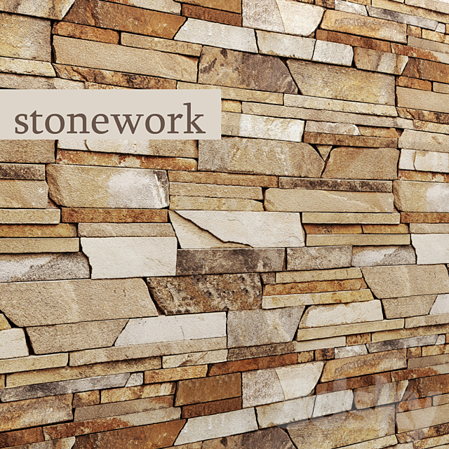 Masonry. 3DS Max Model - thumbnail 1