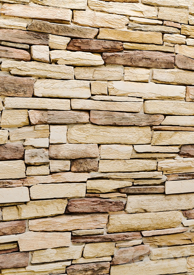 Masonry.Masonry. slate. stone. stone wall. wild stone 3DSMax File - thumbnail 2