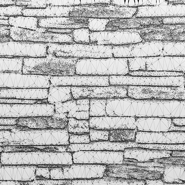 Masonry.Masonry. slate. stone. stone wall. wild stone 3DSMax File - thumbnail 3