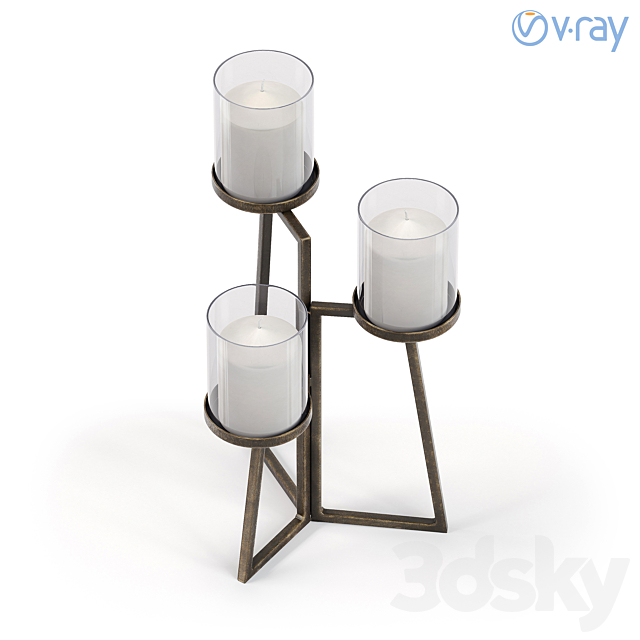 Mercana Tristan Candle Holder 3DSMax File - thumbnail 2