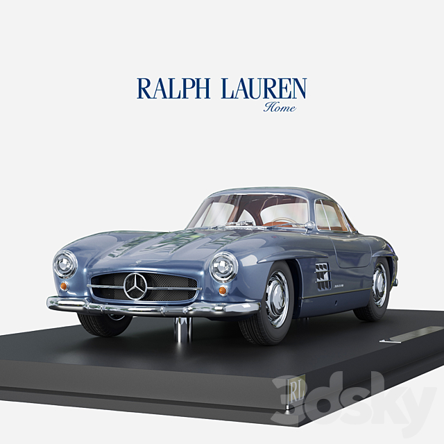 Mercedes Benz 300SL Coupe Limited Edition 3DS Max Model - thumbnail 1