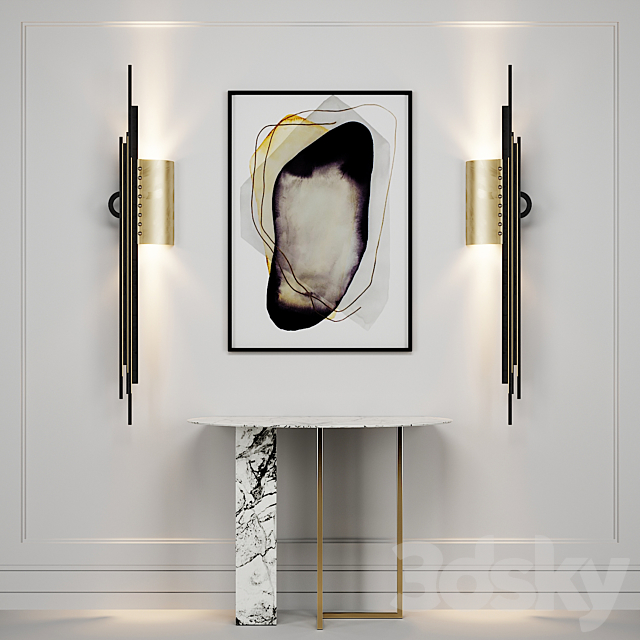 Meridiani Console – Artemest Sconce 3DSMax File - thumbnail 1