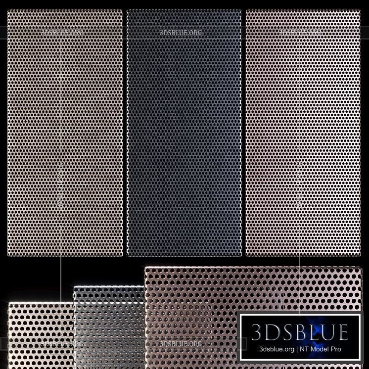 Metal panels ?12 3DS Max - thumbnail 3