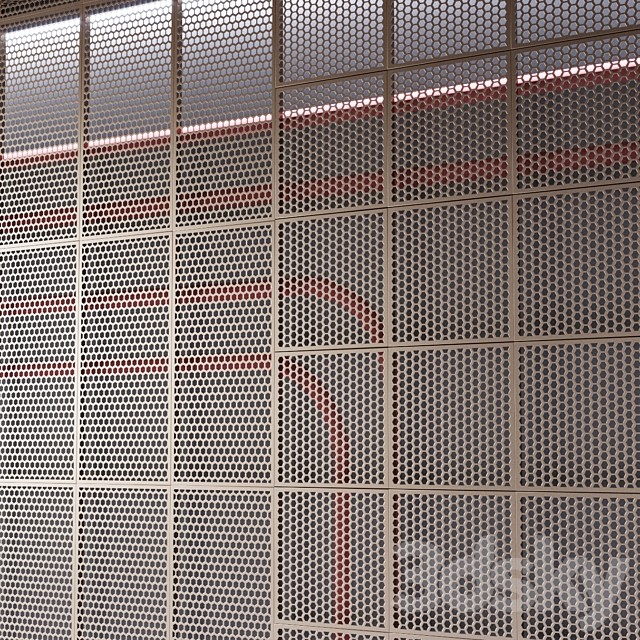 Metal panels №11 3DS Max Model - thumbnail 2