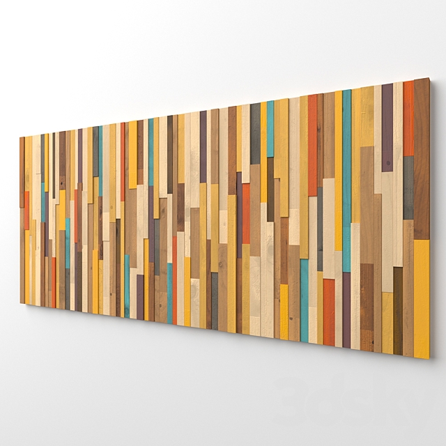 Mid Century wall art 3DS Max Model - thumbnail 2