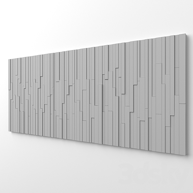 Mid Century wall art 3DS Max Model - thumbnail 3