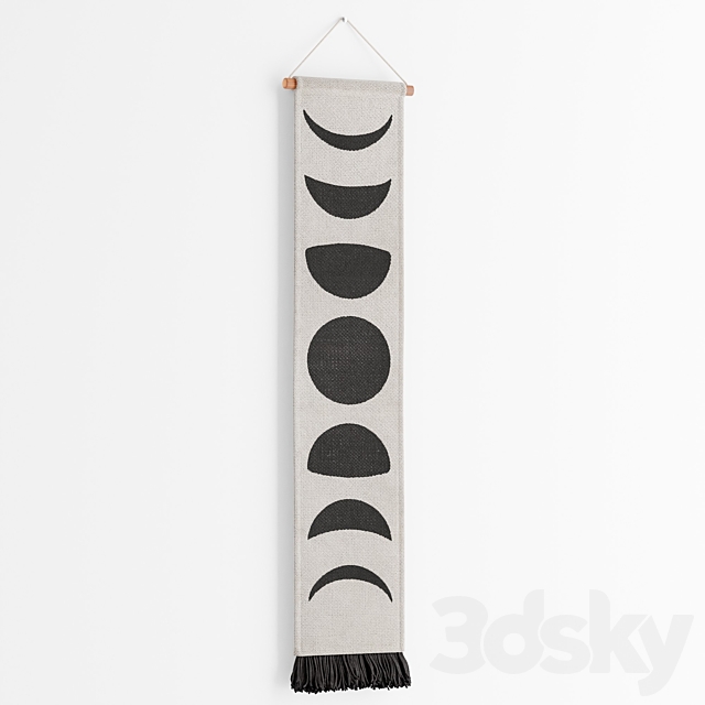 Moon phase wall hanging 3DSMax File - thumbnail 2