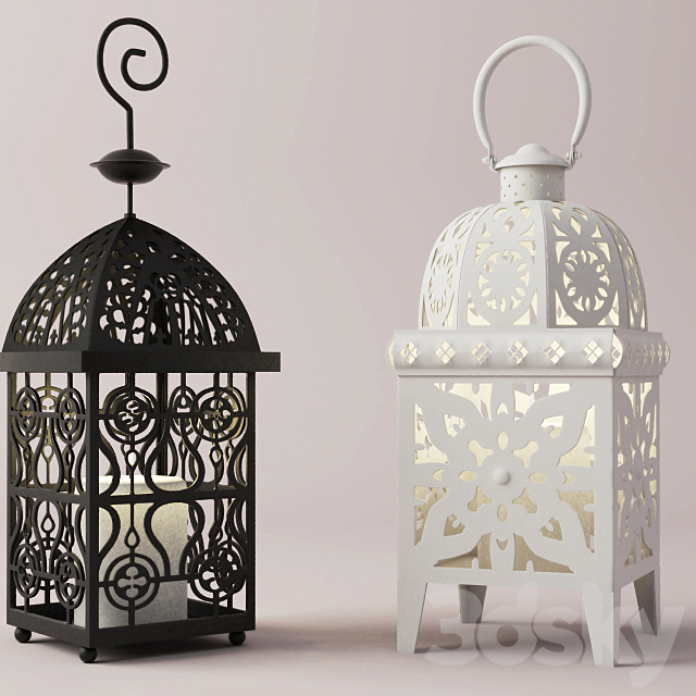 Moroccan Lanterns 3ds Max - thumbnail 1