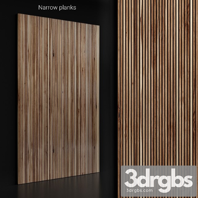 Narrow planks 3dsmax Download - thumbnail 1