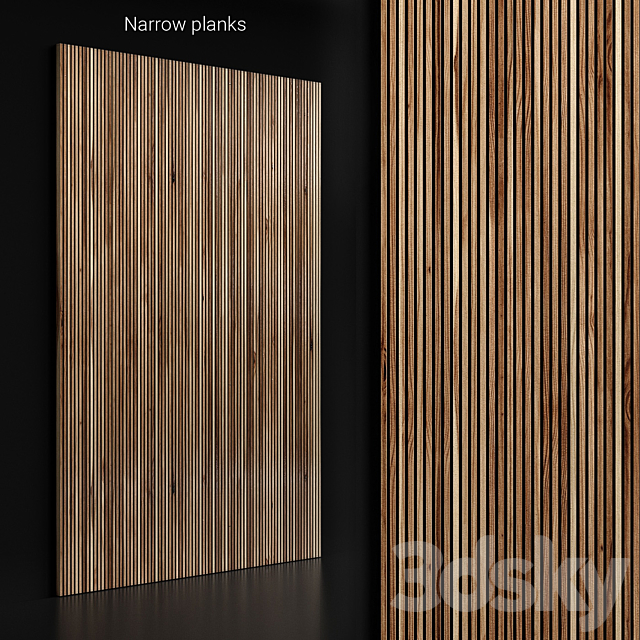 Narrow planks 3DSMax File - thumbnail 1