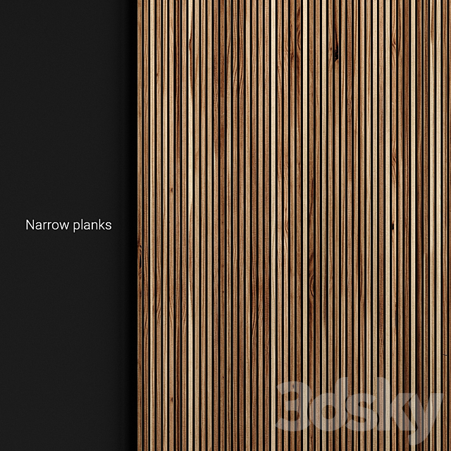 Narrow planks 3DSMax File - thumbnail 2