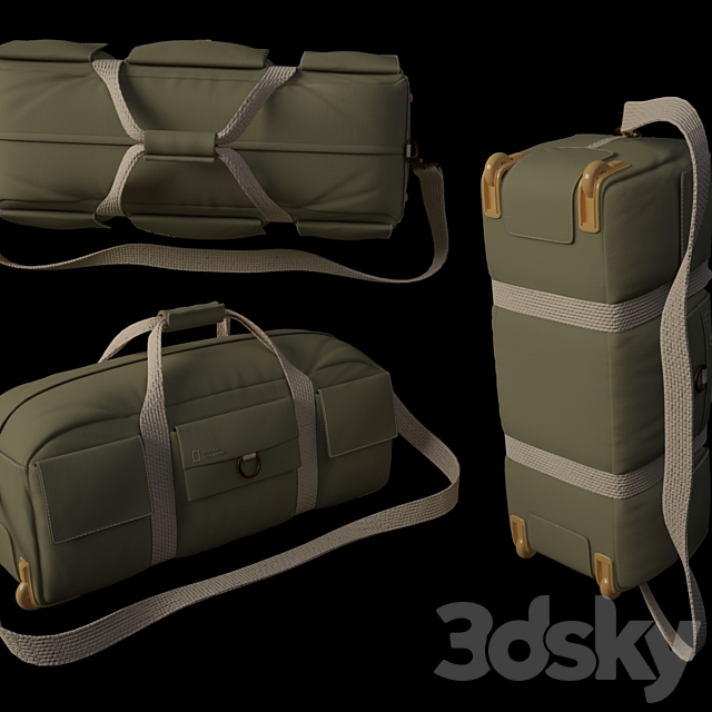 National Geographic Duffel Bag 3DSMax File - thumbnail 1