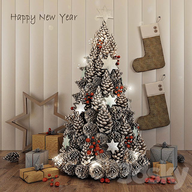 New Year 3DSMax File - thumbnail 1