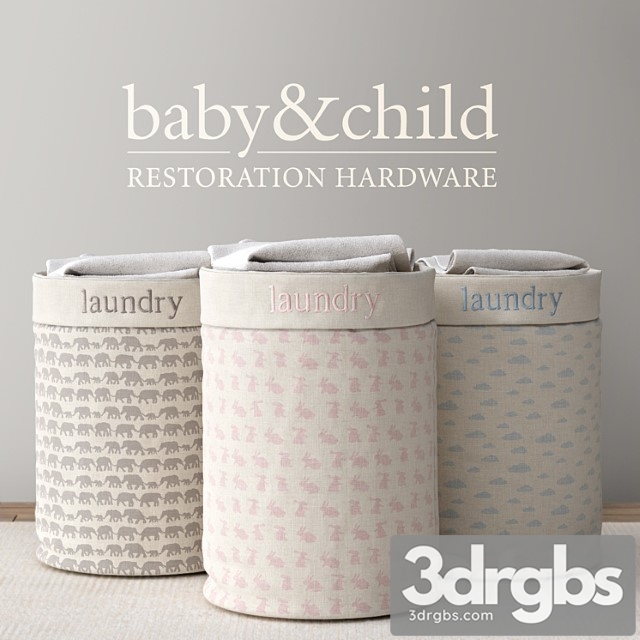 nursery canvas hamper 3dsmax Download - thumbnail 1