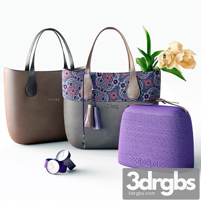 O Bag Bags 3dsmax Download - thumbnail 1