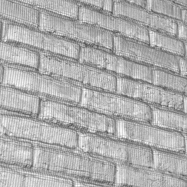 Old red brick wall 3DSMax File - thumbnail 3