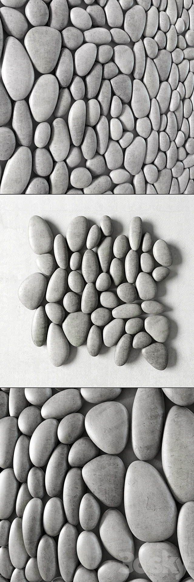 Oval Pebble Panel _ Oval Pebble Panel 3DSMax File - thumbnail 2