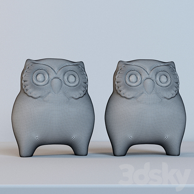 Owls from Lladro 3DSMax File - thumbnail 2