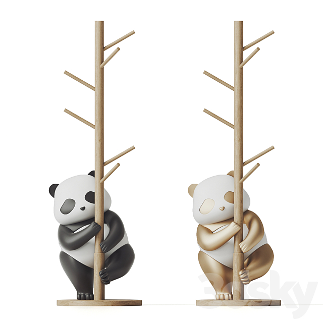 Panda floor hanger 3DSMax File - thumbnail 1