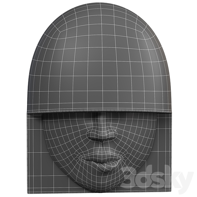 Panel Fashion Face Wall Tiles Phillips Collection 3DSMax File - thumbnail 3