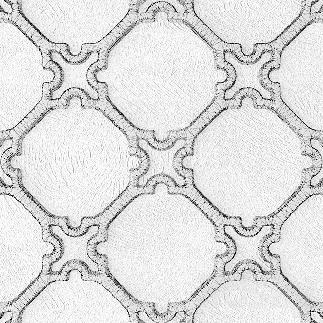 Panel. grille. metal. gothic. forged. decorative 3DSMax File - thumbnail 3