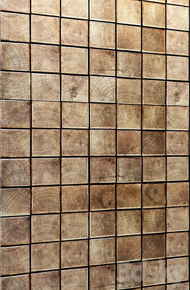 Panel of wood 3ds Max - thumbnail 2