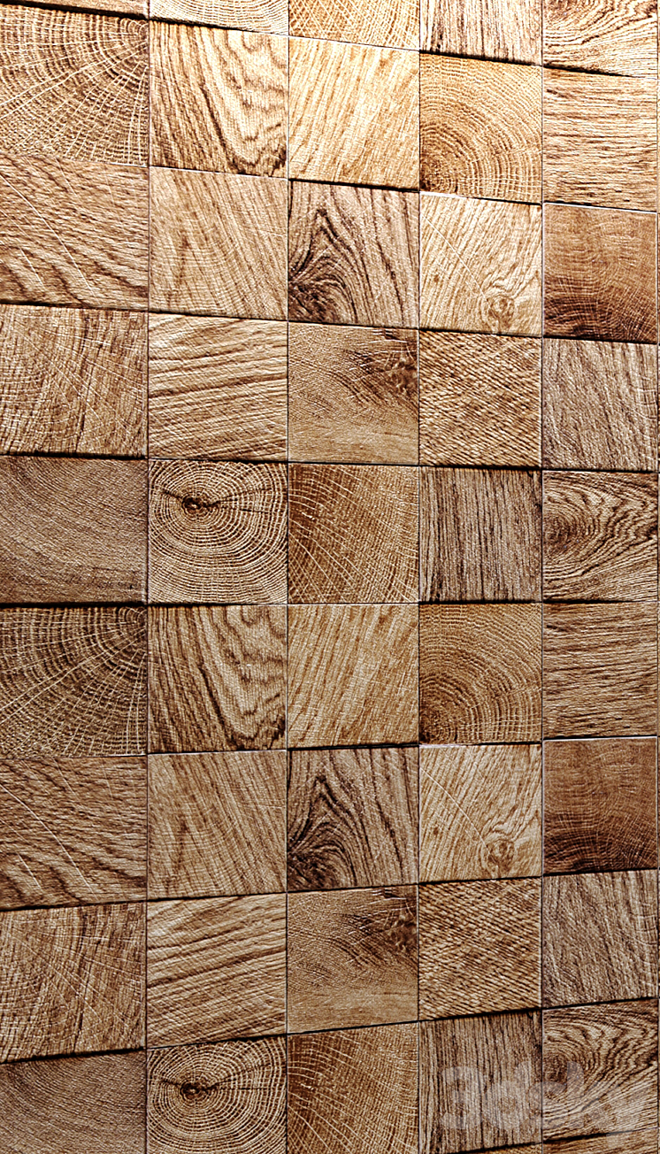 Panel of wood 3DS Max - thumbnail 2