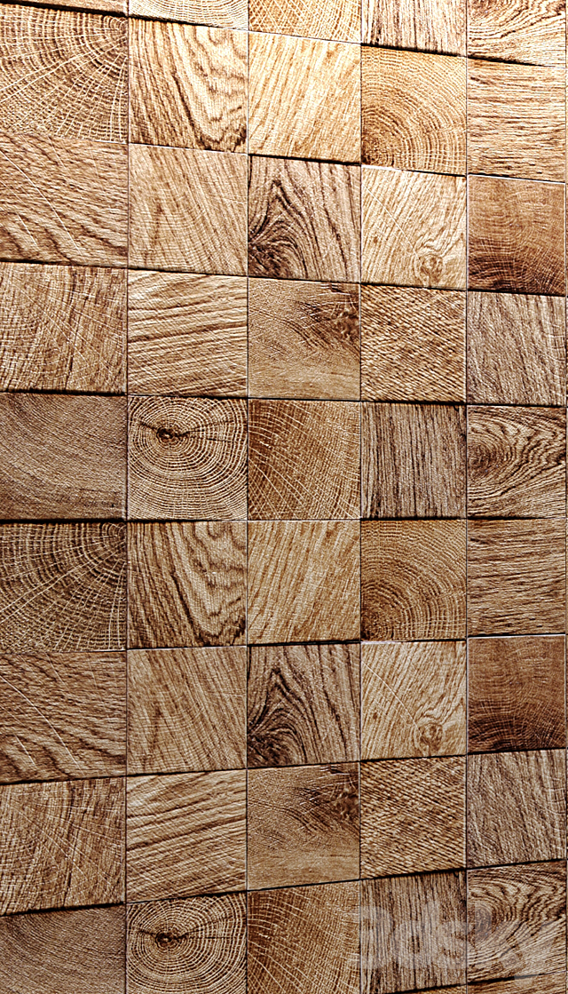 Panel of wood 3DSMax File - thumbnail 2