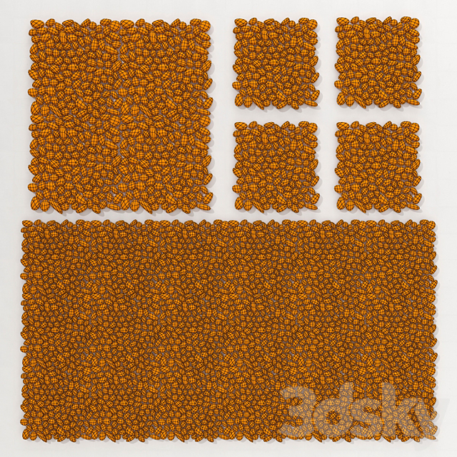 Panel pebble smooth Tile Bathroom n2 _ Pebble panel for bathroom n2 3DSMax File - thumbnail 5