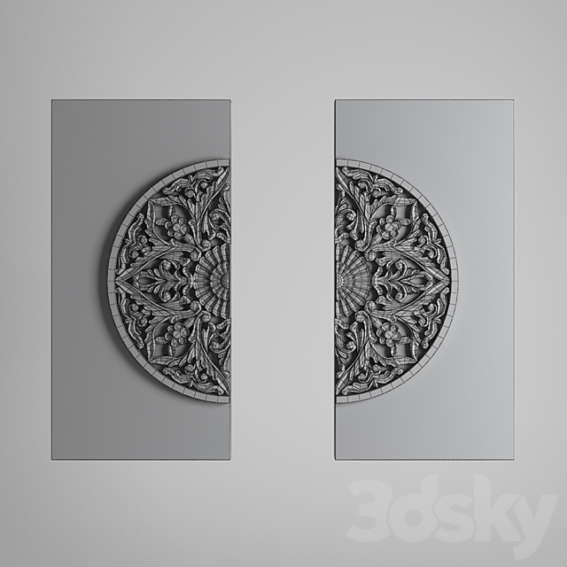 panel rohol 3DS Max Model - thumbnail 4