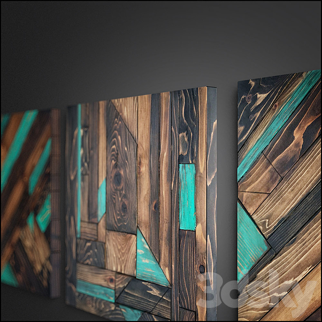 panel wood art 3DSMax File - thumbnail 3