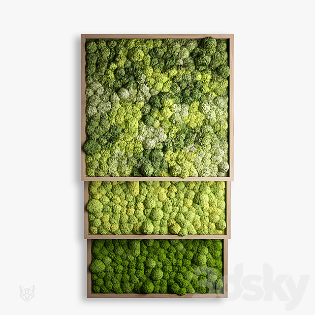 panels of moss 3ds Max - thumbnail 1