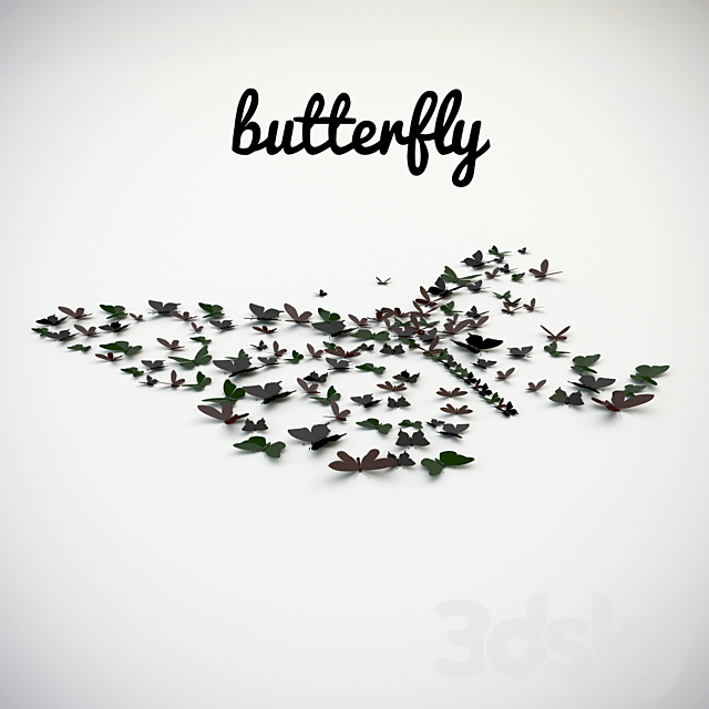 Pano “butterfly” 3DSMax File - thumbnail 2