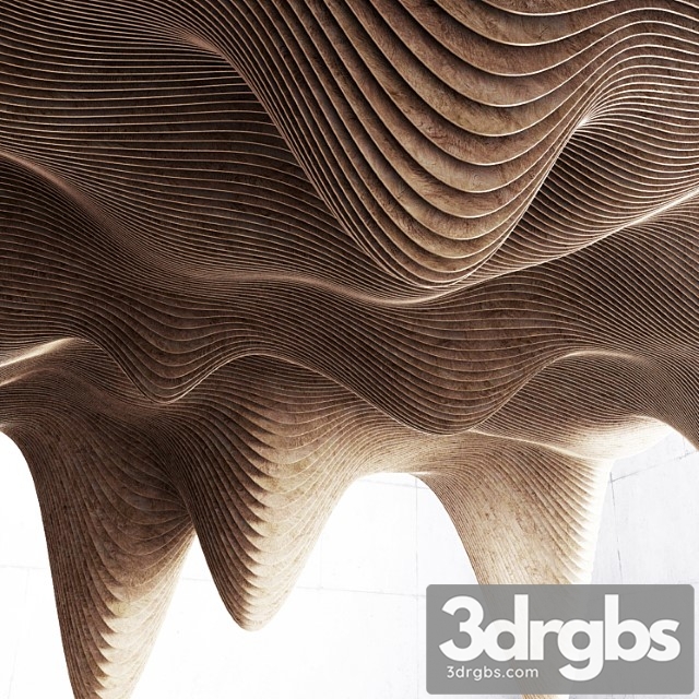 parametric decor hall 3dsmax Download - thumbnail 1