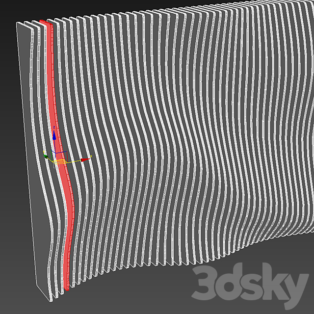 Parametric partitions 3DS Max Model - thumbnail 7