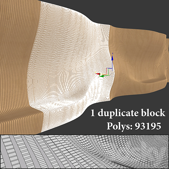 Parametric wall 001 3DS Max Model - thumbnail 3