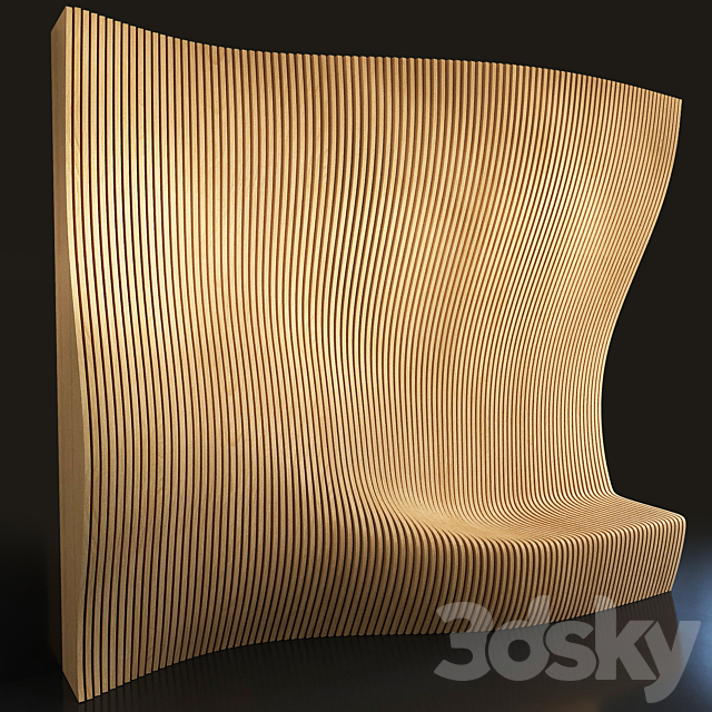 Parametric wall 001 3DS Max Model - thumbnail 5