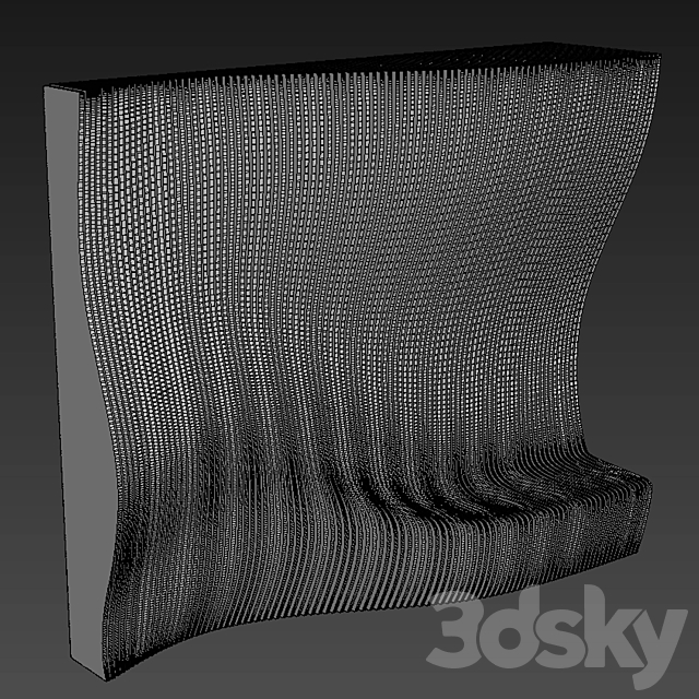 Parametric wall 001 3DS Max Model - thumbnail 7