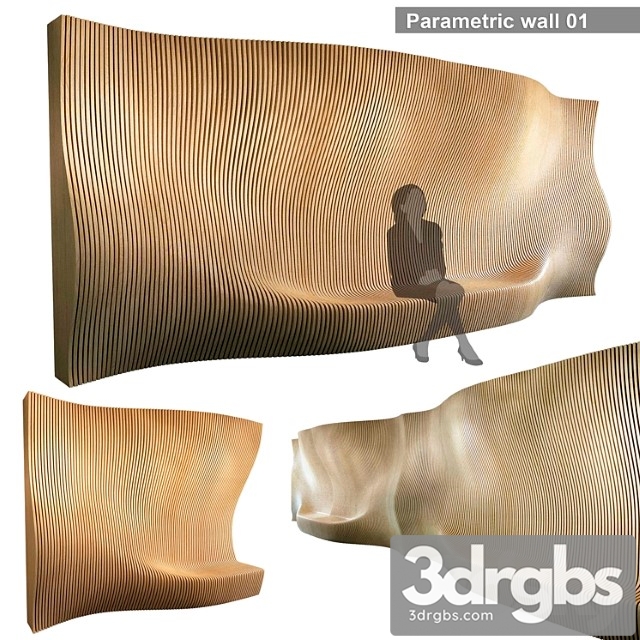 Parametric wall 001 3dsmax Download - thumbnail 1